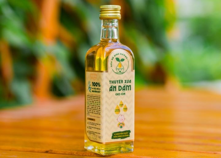Dầu ăn dặm Thuyền Xưa bổ sung Omega 3 tự nhiên giúp bé phát triển trí não